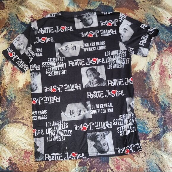 Hybrid Apparel Poetic Justice Tupac Shakur Rare Version Size Medium - Picture 9 of 14
